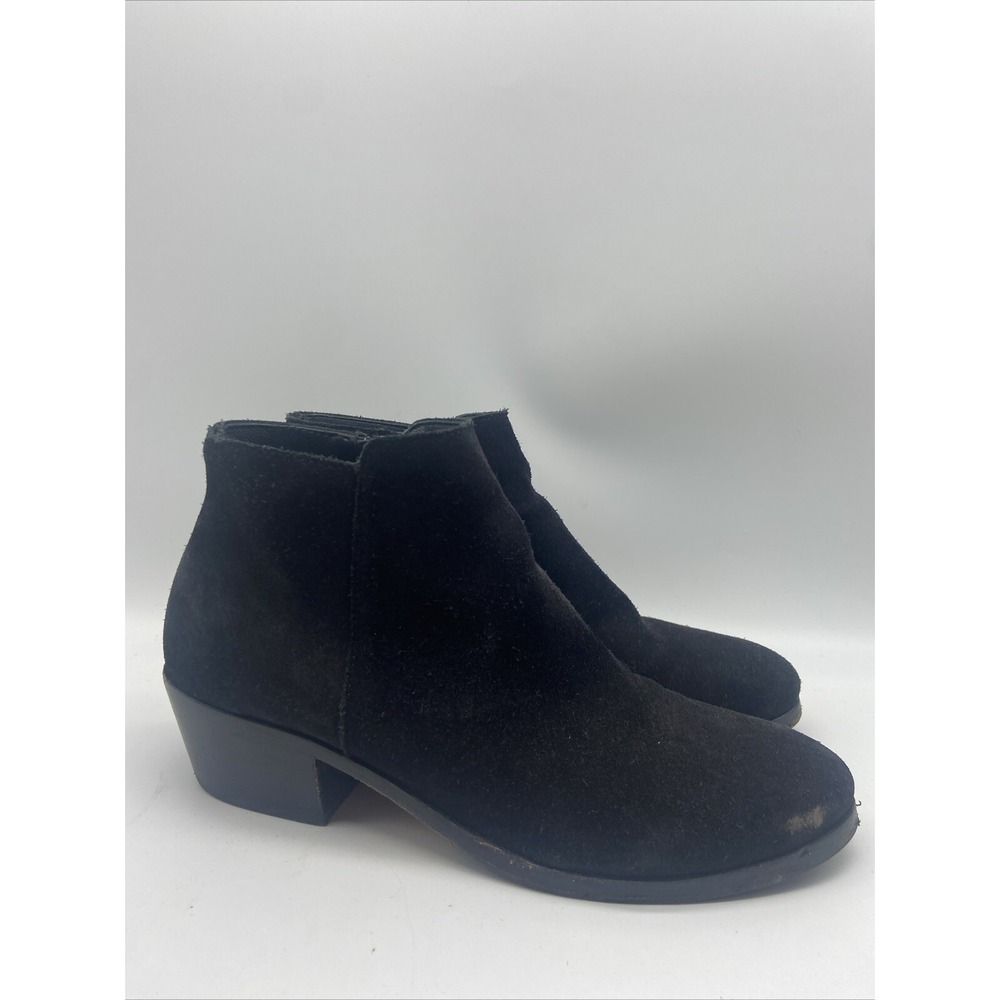 Thursday Women's Black Suede Ankle Handcrafted Bootie Size 8